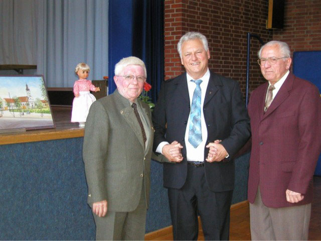 Hans Krotz, Pfarrer Jakob Stehle, Dr. Michael Liebe - Bild: Else Stehle