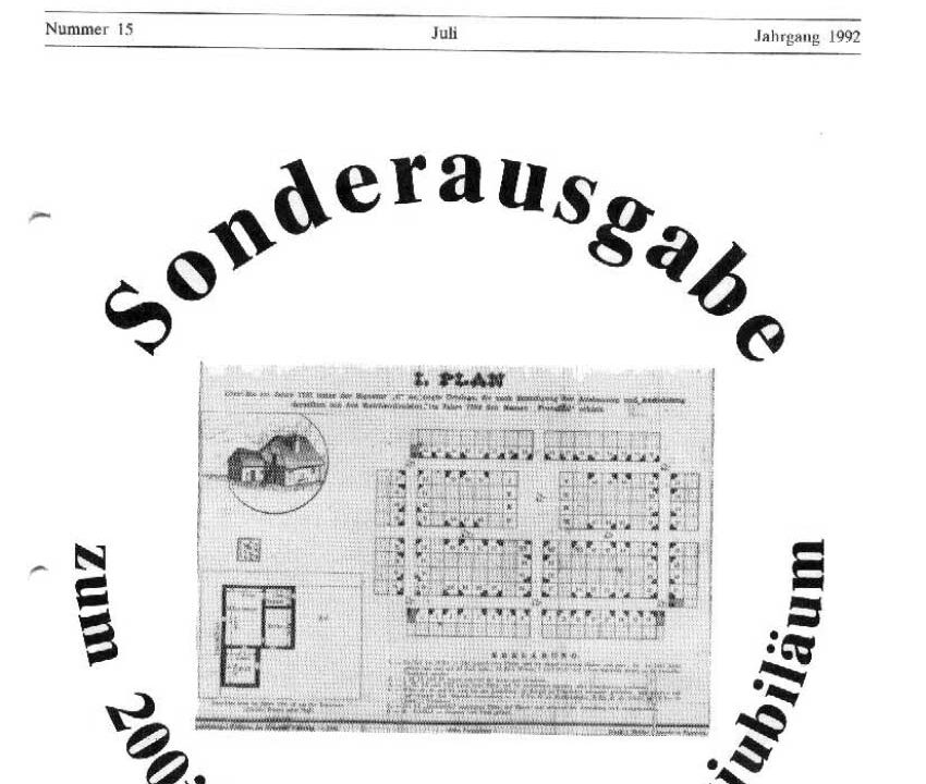 Ausgabe 15 SONDERAUSGABE der Franzfelder Zeitung Titelbild