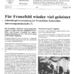 Ausgabe 20 der Franzfelder Zeitung Titelbild