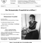 Ausgabe 43 der Franzfelder Zeitung Titelbild