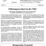 Ausgabe 47 der Franzfelder Zeitung Titelbild