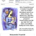 Ausgabe 50 der Franzfelder Zeitung Titelbild