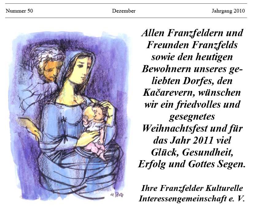 Ausgabe 50 der Franzfelder Zeitung Titelbild